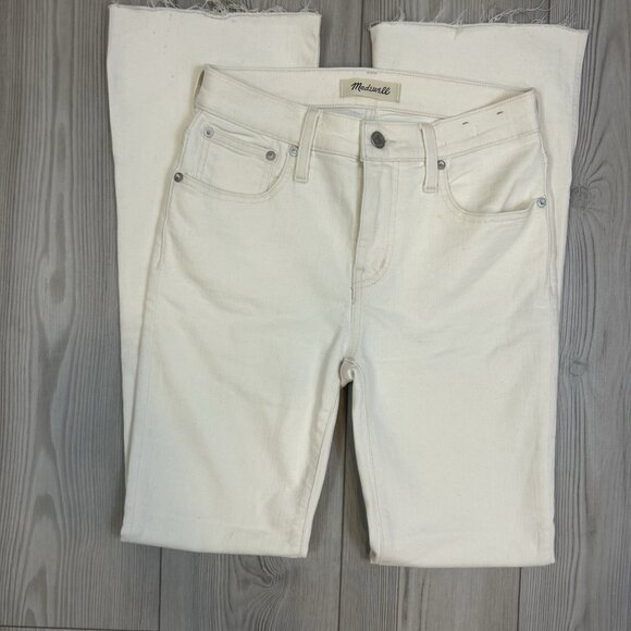 NWT Madewell Size 25 Kick Out Full-Length Jeans Vintage Canvas N0641 - Picture 3 of 16